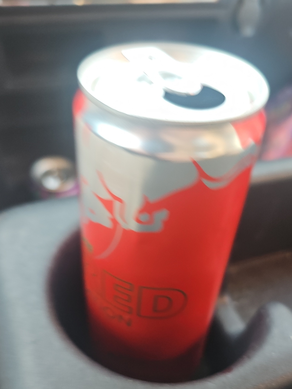 Red Energy Drink Can Phone Accessory Holder